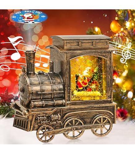 Amazon.co.jp: クリスマススノーグローブランタン、キャンドル型スノー