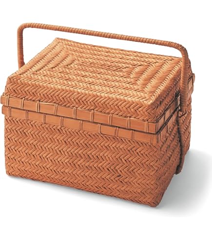 Amazon | 蛇腹の裁縫箱 裁縫箱 昭和レトロ アンティーク | 裁縫