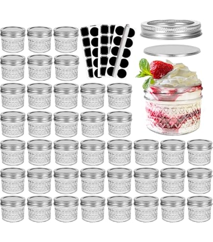 Amazon.co.jp: ボール キルト クリスタル ゼリーの瓶 4 オンス