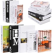 Amazon.co.jp: merrytime 北欧風インテリアブック ダミーブック 5冊  