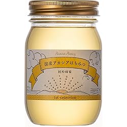 Amazon | 1st selection りんごはちみつ 500g ボトル 国産 蜂蜜 無添加