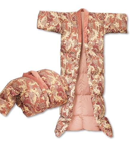 Amazon｜タオル夜着 B色 ガーゼ裏付き 日本製 かいまき 丹前