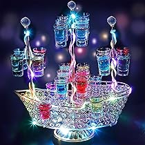 Amazon｜QuiExact テキーラ観覧車 12カップ テキーラ地球儀 回転可能