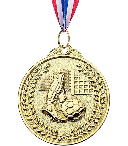 飾って自慢！メダルセット！サッカー大会　金メダル Amazon | Abaokai サッカーメダル 12個 子供と大人向け 金賞