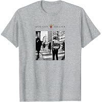 Amazon | Bon Jovi Livin' On A Prayer 公式 Tシャツ | Tシャツ