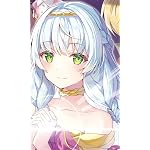 真の聖女である私は追放されました。だからこの国はもう終わりです FVGA(480×800)壁紙 エリアーヌ