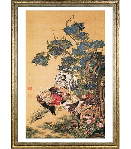 Amazon.co.jp: 02―025額装 斎藤清 作『会津の冬』Winter in Aizu