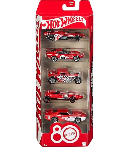 Hot Wheels HDH54 Basics Anniversary Car Playset, Assorted : Amazon