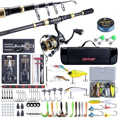 Goture Xceed スピニングロッド 海セット コンパクト エギング