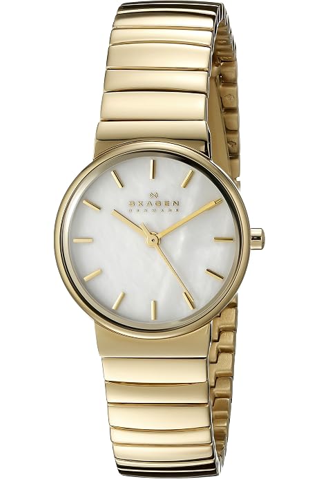 Amazon.co.jp: Skagen SKW2377 Holst ゴールドメッシュウォッチ 