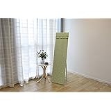 huana-japan cloth goods ミラーカバー スタンドミラーカバー対応 (刺繍グリーン, 40cm×150cm)