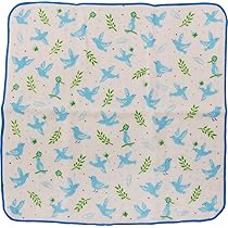 Amazon｜京佑(Kyoyu) ハンドタオル 青い鳥 25×25cm ふわろん