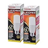 東芝(TOSHIBA) LED電球 60W相当 広配光 電球色 E26口金 2P 密閉器具対応 LDT7L-G/S/60V1E2P