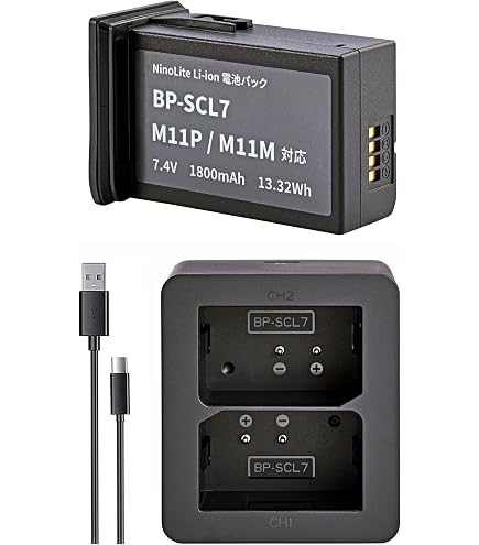 Amazon | NinoLite リチウムイオンバッテリー、ライカM11 シリーズ用