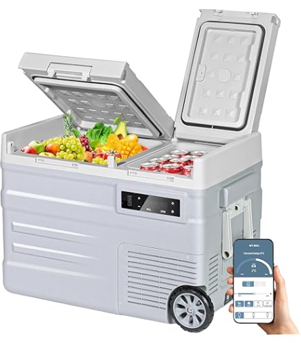 ポータブル 車載冷蔵庫 F40C4TMP WD30 30L Amazon.co.jp: F40C4TMP ポータブル冷蔵庫 車載冷蔵庫 22L -22℃～10