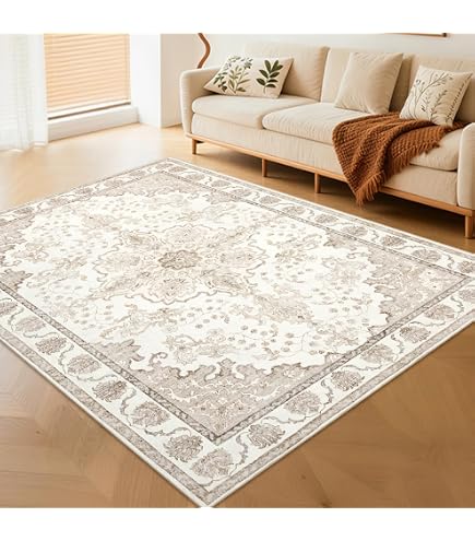 Amazon | FORTSEA 洗える ペルシャモダン ラグ 230×320cm 大判 北欧風 