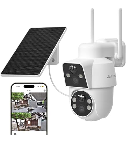 Amazon.co.jp: 防犯カメラ 屋外 ソーラー 監視カメラ ワイヤレス 400万