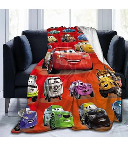 Amazon｜毛布 カーズ アニメ 軽量 ブランケット フランネル 洗える