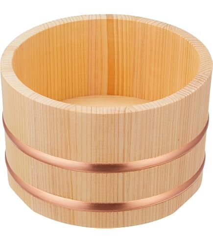 【在庫セール】ヤマコー (上) 氷桶(サワラ材) 小 直径275x高さ140mm Amazon｜ヤマコー (上) 氷桶(サワラ材) 小 直径275x高さ140mm｜洗い桶
