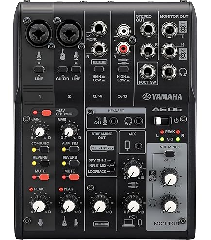 Yamaha ミキサー YAMAHA AG08 W｜ミュージックランドKEY