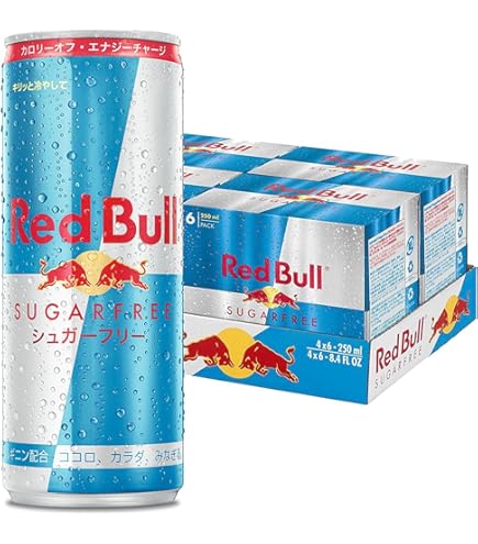 Amazon.co.jp: レッドブル エナジードリンク シュガーフリー 250ml×72