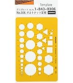 ウチダ テンプレート No.301 ボルトナット定規 1-843-0301 2mvetro Amazon | ウチダ テンプレート No.301 ボルトナット定規 1-843-0301