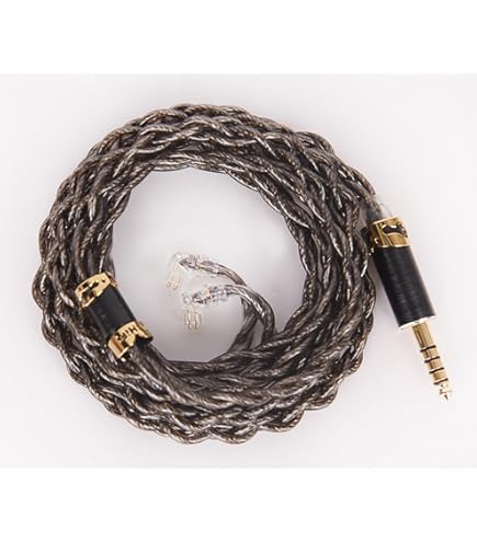 Amazon | 【JSHiFi-Butterfly】QDC4.4mmリケーブル 純銀＋銅銀