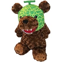 メロン帽子のクマぬいぐるみ Amazon.co.jp: メロン熊 かぶり帽 ペット用 M : ペット用品