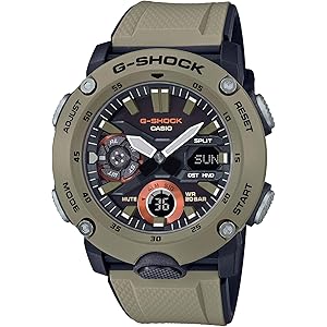 [カシオ] 腕時計 ジーショック カーボンコアガード構造 GA-2000-5AJF メンズ ブラウン