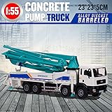 Amazon Kaidiwei 車模型 コンクリートポンプ車 重機 ポンプ車 高品質 1 55スケール 合金製 オレンジ モデルカー 工事車 子供 おもちゃ プレゼント 建築模型 教育 写真に 建設車両 おもちゃ