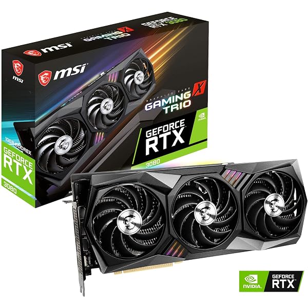 Amazon | MSI GeForce RTX 3080 GAMING X TRIO 10G グラフィックス 