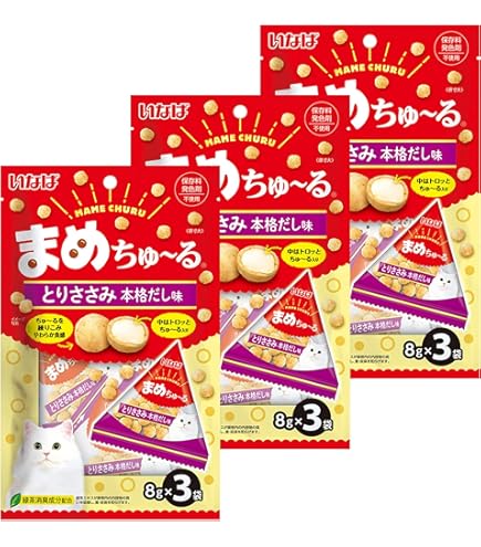 Amazon.co.jp: いなば まめちゅ～る とりささみ ビーフ入り 12g×6袋 2