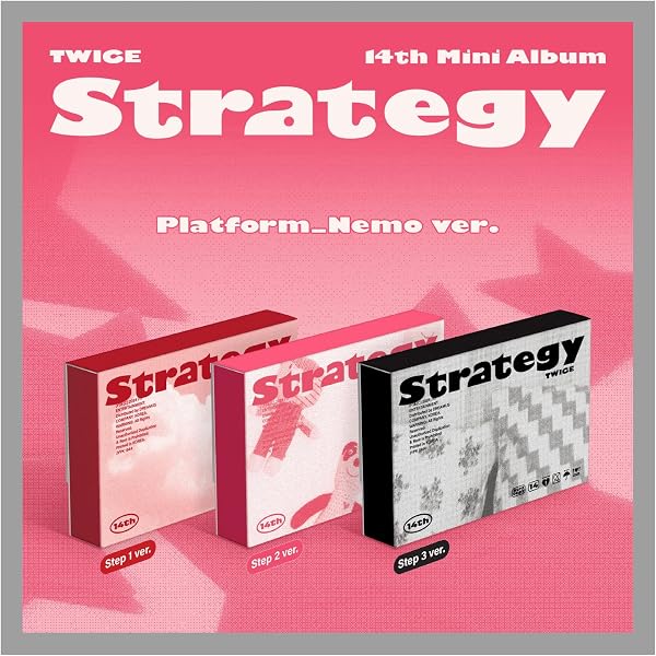 TWICE STRATEGY 14th Mini Album Full 13 Version Set Step Version 3