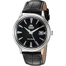 ORIENT 自動巻きオープンハート ブラック Amazon | Orient Bambino オープンハート 日本製自動巻き