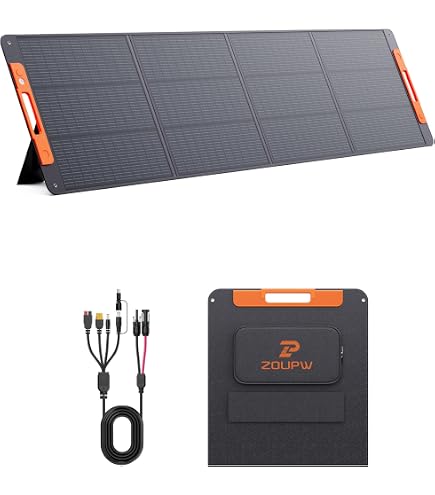 Amazon | ZOUPW 440W (2x220W) Nタイプ 16BB ポータブルソーラーパネル