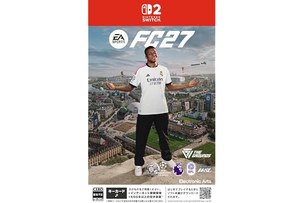 EA SPORTS™ FC 27 【同梱物】The Grounds シグネチャースウェットスーツ & Mbappéがテーマのティア3のアンプ & ダブルAXP 10試合分x2個(消耗品) & 先行予約チャレンジ & アイコン/ヒーロー3名 & 監督キャリアで雇用可能な5つ星のコーチ & 監督キャリアで雇用可能な5つ星のユーススカウト- Switch2