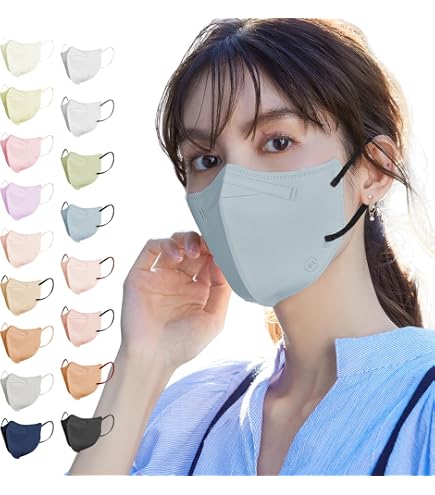 Amazon.co.jp: [MIR] マスク 3dマスク 52枚 不織布 息がしやすい 耳が