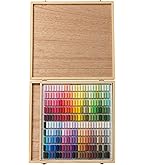 Amazon | ホルベイン オイルパステル U690 100本 全色 木箱