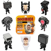 Amazon.co.jp: Skibidi トイレ ミステリー フィギュア - コレクターズ