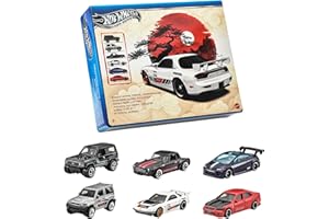 ホットウィール(Hot Wheels) ストリート・オブ・ジャパン マルチパック 乗り物おもちゃ ミニカー 6台入り 3歳から マルチ JLB23