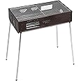 キャプテンスタッグ(CAPTAIN STAG) バーベキューコンロ グリル ファストBBQ グリル ハイ・ロー高さ2段階 炭継ぎ足し口付き