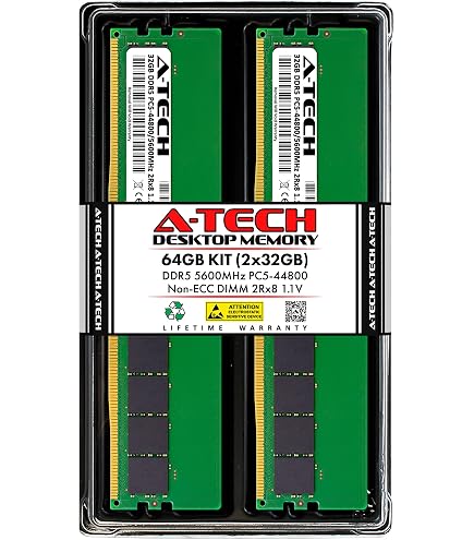 Amazon.co.jp: A-Tech 64GB (2x32GB) DDR5 4800 MHz SODIMM PC5-38400
