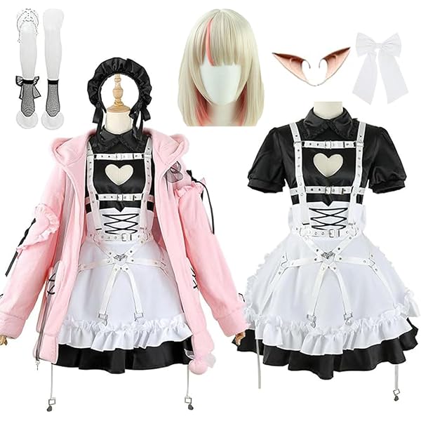 Amazon.co.jp: [PWPCOS] 魔界ノりりむ コスプレ衣装 バーチャル