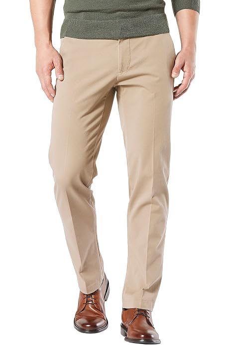 Straight Fit Easy Khaki Pants 