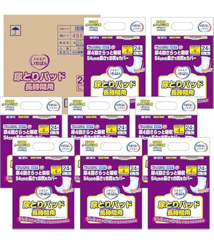 エルケアいちばん ビッグパッド 30枚 テープタイプ　30枚✖️4パック Amazon | エルモアいちばん いちばん ビッグパッド男女共用 30枚