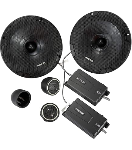 Amazon.co.jp: Kicker 47KSC6704 カーオーディオ 6 3/4インチ 同軸 