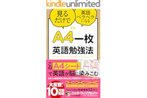 Ａ４一枚英語勉強法　見るだけで英語ペラペラになる