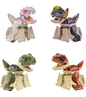 恐竜フィギュア 4体セット Amazon | キッドギャラクシー:恐竜アタックフィギュア 4個パック