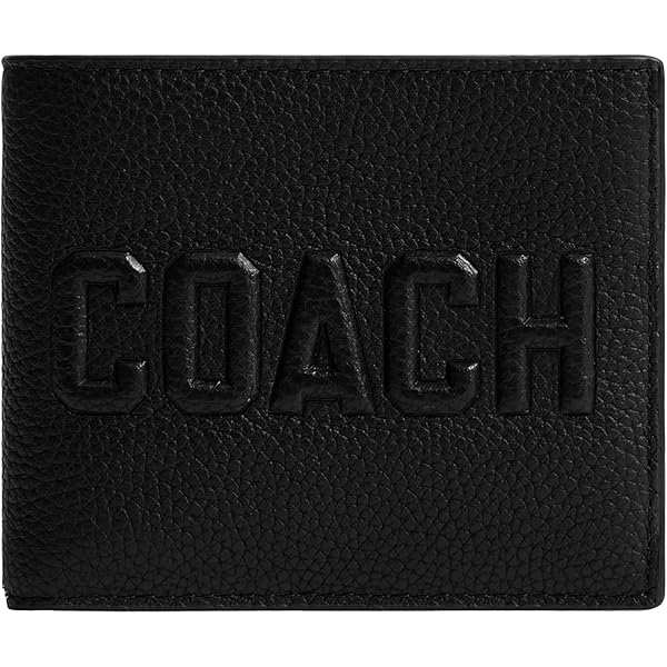 Coach Men's 3-in-1 Wallet Graphic, Black, One Size, 3-in-1