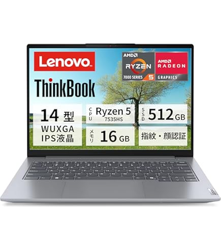 レノボ ThinkBook14 Gen6 メモリ16GB レノボ ThinkBook 14 Gen 6 (AMD)の実機レビュー - the比較